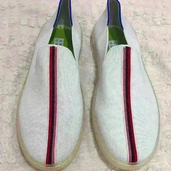 ROTHY’S X EVIAN Sold Out Limited Edition Slip On Recycled Collection Sz 7 NWOB - Picture 2 of 7
